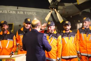 Special Pakistani team lands in Colombo on C-130 for flood relief operations