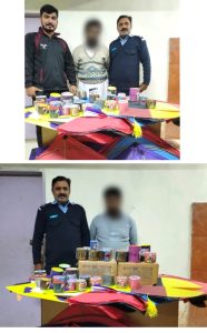 13 Kite flyers & sellers in handcuffs as ICT Police seize large stock of kites & metal string