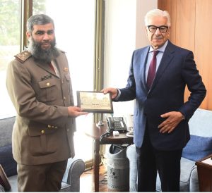 Ambassador of Qatar calls on Defence Minister Khawaja Asif