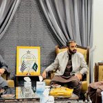 Ex-minister Mir Khalid Lango lauds younger taekwondo player Syed Abu Huraira Shah