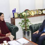 ICYF president meets Wajiha Qamar, discusses youth development & skill-based training