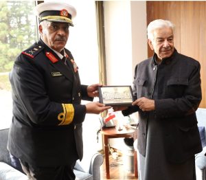 Commander Bahrain Naval Force calls on Defence Minister Khawaja Asif