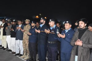 Funeral prayers of Sub-Inspector Zakir Hussain, Constable Muhammad Asif held with full honours