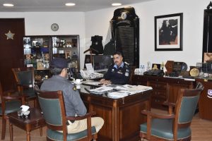 IGP Rizvi meets newly appointed SS Prisons Ali Akbar