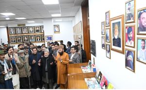 NA Speaker inaugurates Kashmir Corner at Parliament Library
