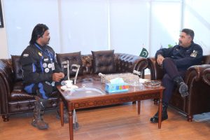 IGP Islamabad meets polio survivor, special person biker Mustafa Ali; holds open court