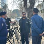 SSP Operations Qazi  reviews security at churches across Islamabad