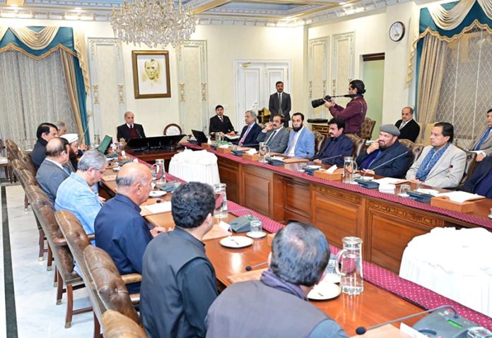 Prime Minister, Muhammad Shehbaz Sharif meets political representatives of Khyber Pakhtoonkhwa