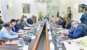 President Global Development Gates Foundation Dr. Chris Elias along with delegation calls on Prime Minister Muhammad Shehbaz Sharif.