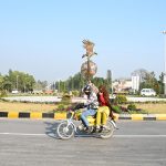 An attractive view of Shaheen chowk underpass in the Federal Capital