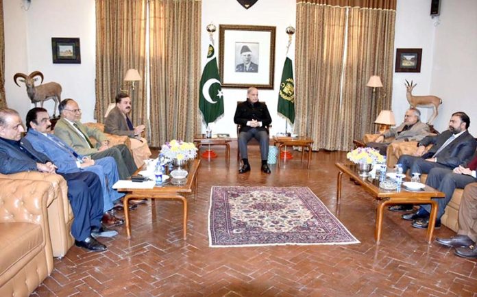 Prime Minister Muhammad Shehbaz Sharif visits Governor House