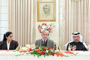 Prime Minister of Pakistan Muhammad Shehbaz Sharif meets Sajwani Business delegation of UAE and holds a luncheon in its honor