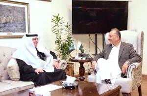 His Excellency Nawaf bin Saeed Ahmad Al-Malkiy, Ambassador of the Kingdom of Saudi Arabia to Pakistan, called on the Federal Minister for Climate Change and Environmental Coordination, Dr. Musadik Malik