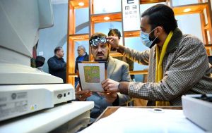 Former Governor KP, Senator Haji Ghulam Ali, and Mayor Peshawar Haji Zubair Ali, along with other officials, inaugurate the Warsak Branch of Khyber Eye Foundation Hospital.