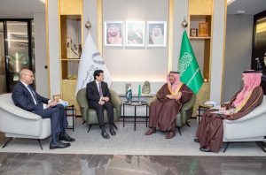 Federal Minister for Petroleum Ali Pervaiz Malik held a meeting with H.E. Bandar Ibrahim Al-Khorayef, Saudi Minister of Industry and Mineral Resources on the sidelines of Future Minerals Forum.