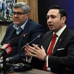 Coordinator to Prime Minister on Tourism Sardar Yasir Ilyas Khan, addressing a press conference on Pakistan Tourism Festival in the Federal Capital