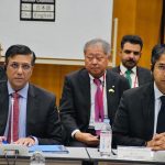 Mr. Rana Ihsaan Afzal Khan Coordinator to the Prime Minister of Pakistan for Commerce and Trade is addressing 8th Pakistan-Japan Government Business Dialogue. Ambassador of Pakistan to Japan H.E Abdul Hameed is also present
