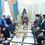 Representatives of the firms which acquired two new teams of Pakistan Super League meet with Prime Minister Muhammad Shehbaz Sharif