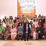 Chairman Senate Syed Yousuf Raza Gilani in a group photograph with participants of the National Workshop Balochistan at Aiwan-e-Sadr.