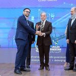 Prime Minister Muhammad Shehbaz Sharif presents awards to leading exporters of the country