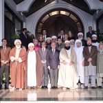 Prime Minister Muhammad Shehbaz Sharif in a group photo with members of the National Paigham e Aman Committee