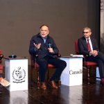 Federal Minister of Planning, Development, and Special Initiatives and Inter Provincial Coordination, Prof. Ahsan Iqbal addresses panel discussion of Afkar Latest