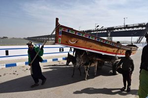 A beautiful view of Karachi wah canal at jamshoro