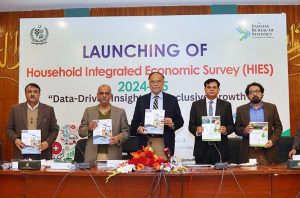 Federal Minister for Planning, Development & Special Initiatives Ahsan Iqbal officially launches the Household Integrated Economic Survey (HIES) 2024-25.