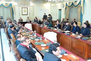 Prime Minister Muhammad Shehbaz Sharif chairs the Federal Cabinet Meeting.