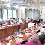 Prime Minister Muhammad Shehbaz Sharif meeting with the National Paigham e Aman Committee