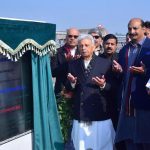 Federal Minister for National Food Security and Research, Rana Tanveer Hussain, inaugurating the Speed Breeding and Intelligent IoT-Based Smart Glasshouse facilities at the National Agricultural Research Centre (NARC).