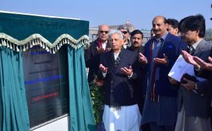 Federal Minister for National Food Security and Research, Rana Tanveer Hussain, inaugurating the Speed Breeding and Intelligent IoT-Based Smart Glasshouse facilities at the National Agricultural Research Centre (NARC).