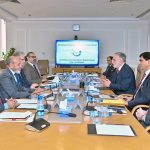 A four member delegation of Transparency International headed by its Chair Mr.Francois Valerian held a meeting with Chairman NAB Lt Gen (R) Nazir Ahmed at NAB (Hq).