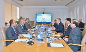 A four member delegation of Transparency International headed by its Chair Mr.Francois Valerian held a meeting with Chairman NAB Lt Gen (R) Nazir Ahmed at NAB (Hq).