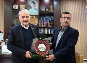 Managing Director of the Associated Press of Pakistan, Muhammad Asim Khichi, meets Iranian Ambassador to Pakistan H.E. Dr. Reza Amiri Moghaddam during his visit to the APP Headquarters.