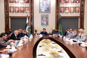 A Group photo with Chairman Senate Standing Committee on Cabinet Secretariat Senator Rana Mahmood-ul-Hassan after chairing meeting at Sindh Assembly