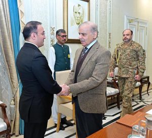 The delegation of Assan Khidmat Markaz Azerbaijan, led by Ulvi Mehdiyev, Chairman of the State Agency for Public Service and Social Innovations called on Prime Minister Muhammad Shehbaz Sharif