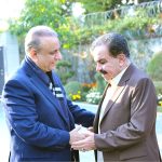 Governor Baluchistan Jaffar Khan Mandokhail calls on Federal Minister for Communications Abdul Aleem Khan