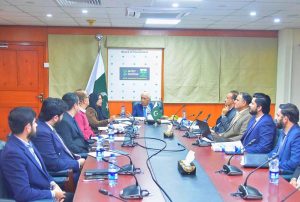 Federal Minister for Board of Investment Qaiser Ahmed Sheikh reviewed progress at Project Management Unit of CPEC Phase-II Industrial Cooperation and SEZ Development in the federal capital