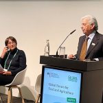 Federal Minister for National Food Security and Research, Rana Tanveer Hussain, addressing the Global Forum for Food and Agriculture (GFFA) 2026 in Berlin, highlighting Pakistan’s commitment to water resilience, sustainable agriculture, and food security