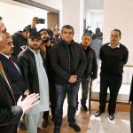 Speaker National Assembly, Sardar Ayaz Sadiq, inspecting the construction work of the New Parliament Lodges Project