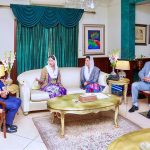 First Lady Bibi Aseefa Bhutto Zardari in a meeting with Vice Minister of Trade of Indonesia, Dyah Roro Esti Widya