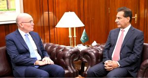 High Commissioner of Australia Mr. Timothy Kane called on Speaker National Assembly Sardar Ayaz Sadiq at Parliament House