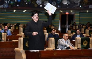 Sindh Chief Minister Syed Murad Ali Shah addresses the Sindh Assembly on the Gul Plaza fire tragedy.