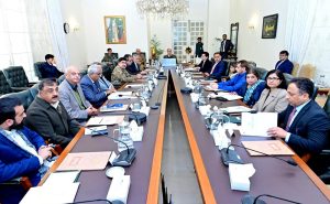 Prime Minister Muhammad Shehbaz Sharif chairs a meeting regarding solarisation