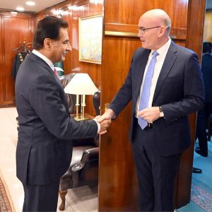 High Commissioner of Australia Mr. Timothy Kane called on Speaker National Assembly Sardar Ayaz Sadiq at Parliament House