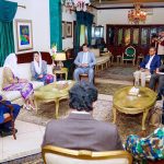 First Lady Bibi Aseefa Bhutto Zardari in a meeting with Vice Minister of Trade of Indonesia, Dyah Roro Esti Widya