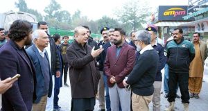 Federal Minister for Communications Abdul Aleem Khan inspected rest areas at M-2 Motorway Lahore