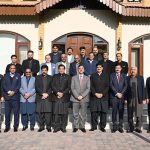 Chief Minister Sindh Syed Murad Ali Shah hosted a lunch in honour of Chairman Senate, Syed Yousaf Raza Gilani at CM House Karachi. PM AJK, Governors KP, Punjab, CM Balochistan, Raja Pervaiz Ashraf, former PM, Qamar Zaman Kaira, Mayor Karachi, Provincial Ministers and notable politicians were also present