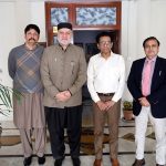 Federal Minister for Poverty Alleviation and Social Safety Syed Imran Ahmad Shah held a productive meeting with The Federal Minster for MoFEPT Khalid Maqbool Siddiqui to discuss the collaboration between Women Empowerment Centres operating under the Pakistan Bait ul Mal and NAVTCC, in order to improve the quality of trainings being given to Women enrolled in these centers